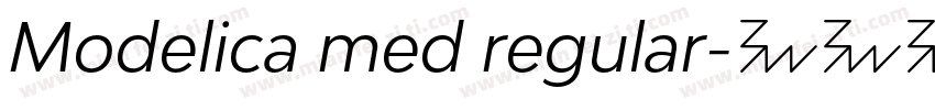 Modelica med regular字体转换